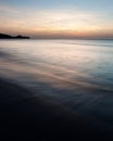 Minimalistic seascape at twilight Royalty Free Stock Photo