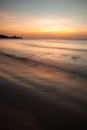 Minimalistic seascape at twilight Royalty Free Stock Photo