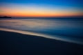 Minimalistic seascape at twilight Royalty Free Stock Photo