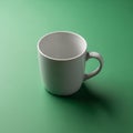 The minimalistic setting emphasizes the simplicity and elegance of the mug Royalty Free Stock Photo