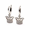 Minimalistic Silver Crown Earrings: Childlike Charm With Classic Elegance