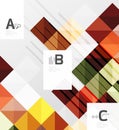 Minimalistic square shapes abstract background Royalty Free Stock Photo