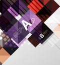 Minimalistic square shapes abstract background Royalty Free Stock Photo