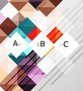 Minimalistic square shapes abstract background Royalty Free Stock Photo