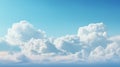 Minimalistic Superb Clean Clouds AI Generated