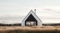 Minimalistic Tiny Cabin In Lively Coastal Landscape