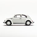 Minimalistic Toy Volkswagen Beetle On White Background Stock Photo Royalty Free Stock Photo