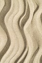 Minimalistic vertical textured sand art background with waves Royalty Free Stock Photo