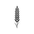 Minimalistic wheat vector icon. Bakery Symbol