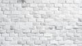Minimalistic White Brick Wall Background Texture AI Generated Royalty Free Stock Photo