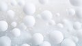 Minimalistic White Soap Foam Bubbles Texture Background AI Generated Royalty Free Stock Photo