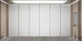 minimilist empty room with wall. Royalty Free Stock Photo