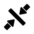 Minimize Arrow vector design, ready to use icon