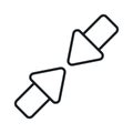 Minimize Arrow vector design, ready to use icon