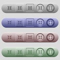 Minimize arrows icons on horizontal menu bars
