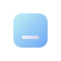 Minimize button pixel perfect flat gradient two-color ui icon
