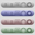 Minimize element icons on menu bars
