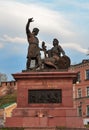 Minin and Pozharsky monument near Kremlin in Nizhny Novgorod