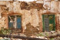 Mining area, facade with windows