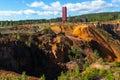 Mining Area of the Great Copper Mountain in Falun, Sweden Royalty Free Stock Photo