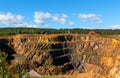 Mining Area of the Great Copper Mountain in Falun, Sweden Royalty Free Stock Photo