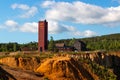 Mining Area of the Great Copper Mountain in Falun, Sweden - UNESCO World Heritage Site Royalty Free Stock Photo