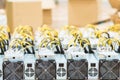Mining ASIC rig to mine for digital cryptocurrency