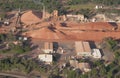 Mining bauxite at Weipa in  Cape York Royalty Free Stock Photo