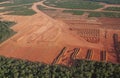 Mining bauxite at Weipa in Cape York.