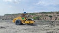 Mining Compactor working in coal mine Royalty Free Stock Photo