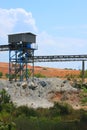 Mining conveyors Royalty Free Stock Photo