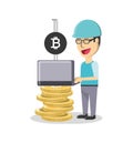 Mining cryptocoins design