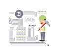 Mining cryptocoins design