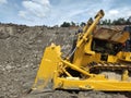 Mining Excavator working in coalmine Royalty Free Stock Photo