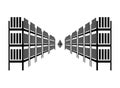 Mining farm etherium. Extraction of Cryptocurrency. Stand gpu. T