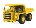 Mining Haul Truck Isolated