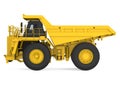 Mining Haul Truck Isolated