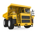 Mining Haul Truck Isolated