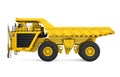 Mining Haul Truck Isolated