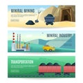 Mining Industry Horizontal Banners