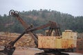 Mining machine for the extraction of minerals and ore