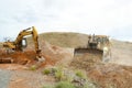 Mining Machinery Earthworks Royalty Free Stock Photo