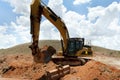 Mining Machinery Earthworks Royalty Free Stock Photo