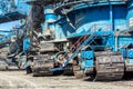 Mining machinery in the mine Royalty Free Stock Photo