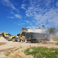 Mining mine rock loader heavy