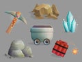 Mining natural resources tools and items