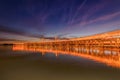 Mining pier known as the Tinto Dock \