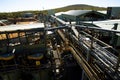 Mining Process Plant Royalty Free Stock Photo