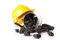 Mining tools, protective helmet