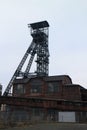 Mining tower in objects of former iron and steel Works in VÃÂ­tkovice, Ostrava Royalty Free Stock Photo